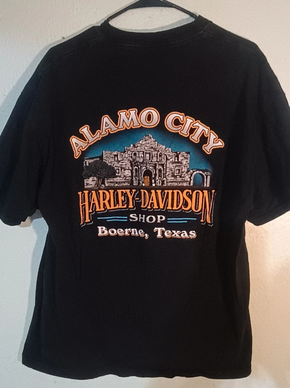 Harley-Davidson Black Alamo City Graphic Tee Vintage XL
